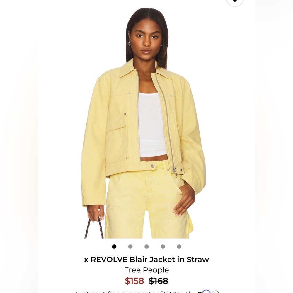 FP Blair jacket in Straw